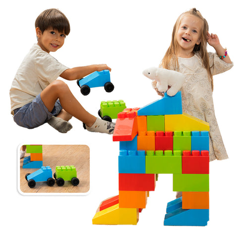 Image of MassBricks Large Blocks for Toddlers 48 pieces
