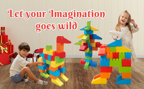 Image of MassBricks Large Blocks for Toddlers 48 pieces