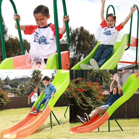 Image of PLATPORTS Kids 10ft Slide - Playground Sets for Backyards for Ages 4-8