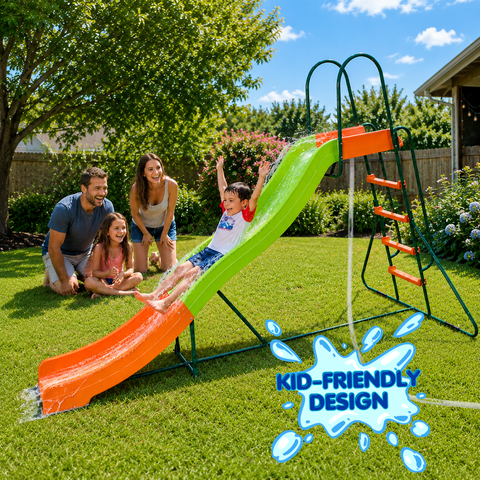 Image of PLATPORTS Kids 10ft Slide - Playground Sets for Backyards for Ages 4-8
