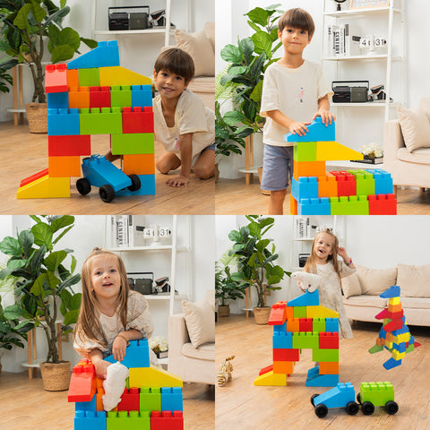 Image of MassBricks Large Blocks for Toddlers 48 pieces