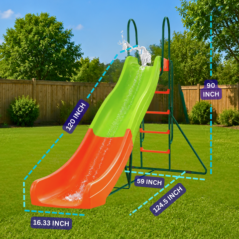 Image of PLATPORTS Kids 10ft Slide - Playground Sets for Backyards for Ages 4-8