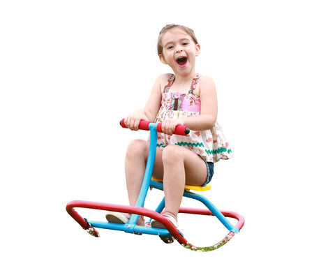 Image of PLATPORTS Kids Indoor Single Rocking Seesaw, Safety-Stable Wide Base Rocker for Ages 3 4 5 6