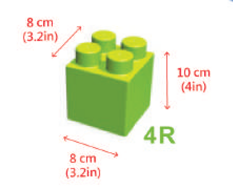Image of MassBricks Large Blocks for Toddlers 48 pieces