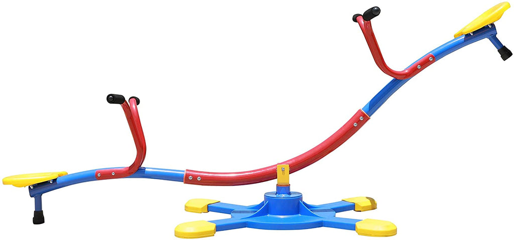PLATPORTS Kids 360 Degrees Playground Seesaw