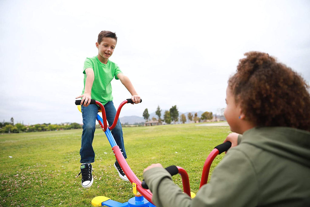 PLATPORTS Kids 360 Degrees Playground Seesaw