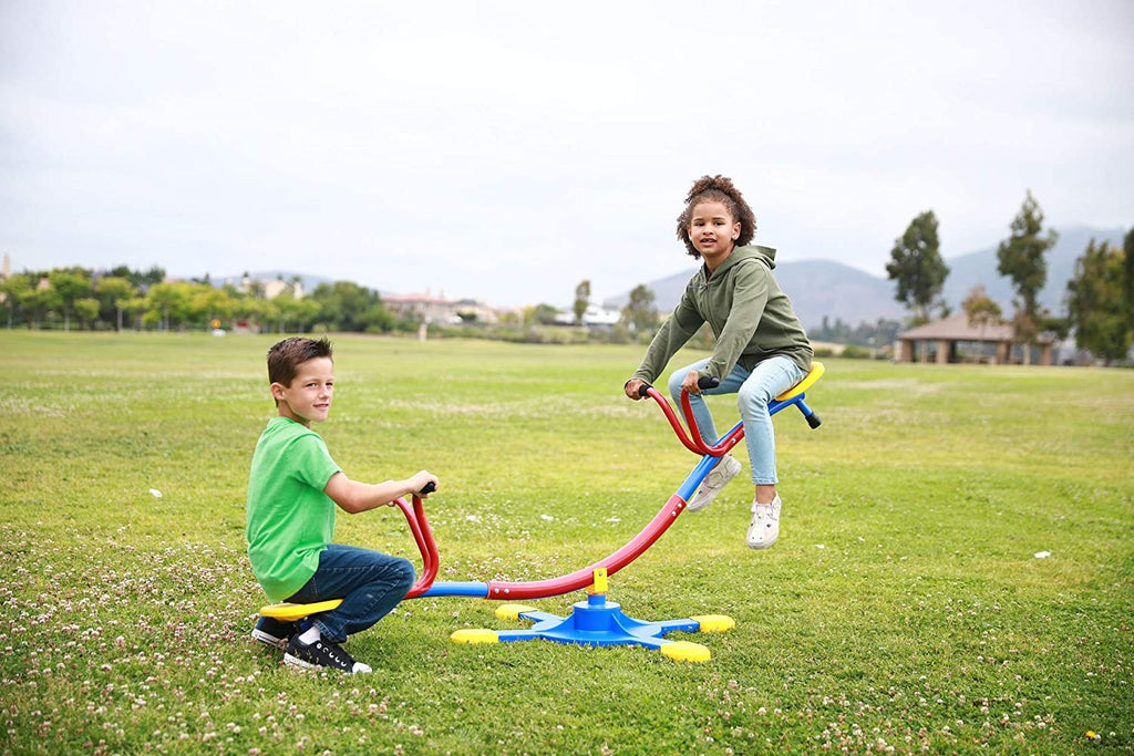 PLATPORTS Kids 360 Degrees Playground Seesaw