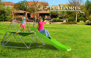 PLATPORTS Kids Dome Climber with Slide