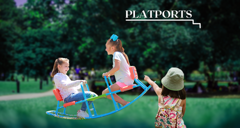 Image of PLATPORTS Kids Indoor Outdoor Seesaw