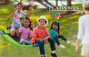PLATPORTS Giant 60'' Outdoor Platform Swing