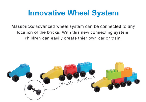 Image of MassBricks Large Blocks for Toddlers 48 pieces