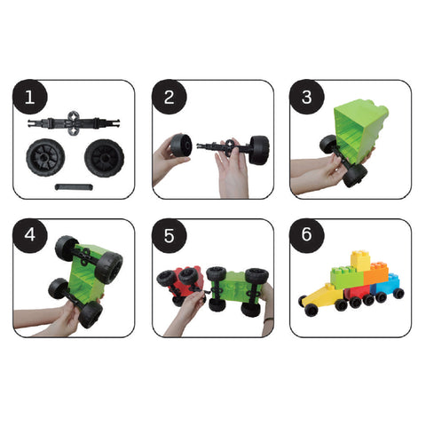 Image of MassBricks Large Blocks for Toddlers 48 pieces