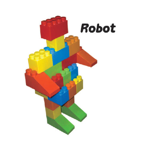 Image of MassBricks Large Blocks for Toddlers 48 pieces