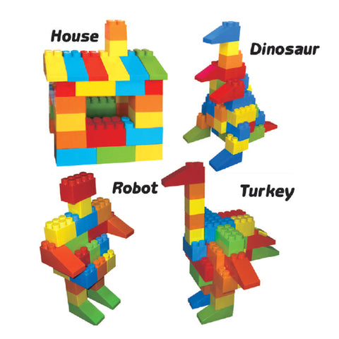 Image of MassBricks Large Blocks for Toddlers 48 pieces