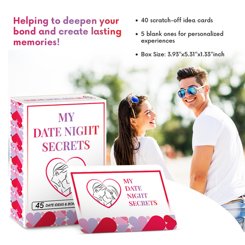 Image of My Date Night Secrets ™, 45 date night ideas and bonus surprises