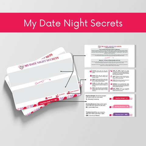 Image of My Date Night Secrets, 45 date night ideas and bonus surprises
