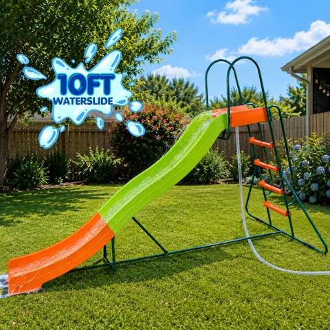 Image of PLATPORTS Kids 10ft Slide - Playground Sets for Backyards for Ages 4-8