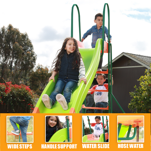 Image of PLATPORTS Kids 10ft Slide - Playground Sets for Backyards for Ages 4-8