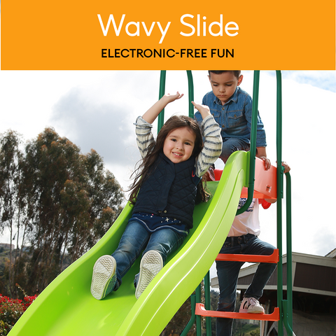 Image of PLATPORTS Kids 10ft Slide - Playground Sets for Backyards for Ages 4-8