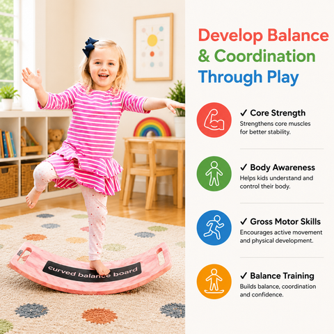 Image of PLATPORTS Kids Balance and Wobble Board