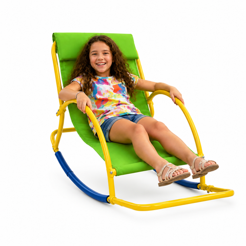 Image of PLATPORTS Rocking Chair Seesaw Extra Large – Sensory Balance Chair for Kids, Indoor Outdoor Rocker for Autism, ADHD, Focus & Relaxation