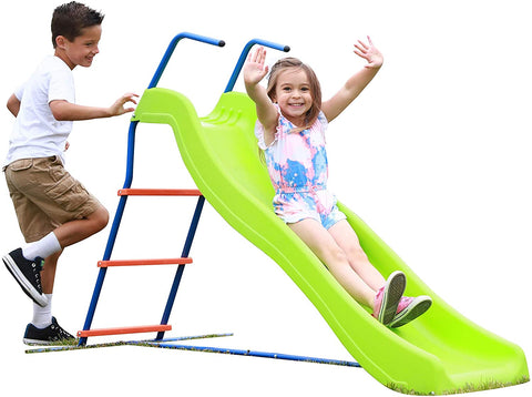PLATPORTS Kids 6ft Outdoor Slide Playground Slide